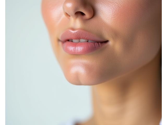 Visage d'une femme avec une peau claire et saine, après un traitement efficace.